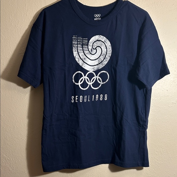 Heritage Navy Seoul 1988 Short Sleeve Tee - Picture 1 of 7